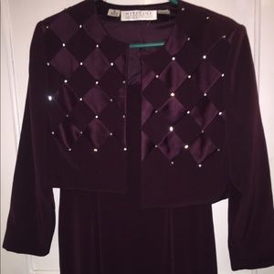 Beautiful silk dress with jacket